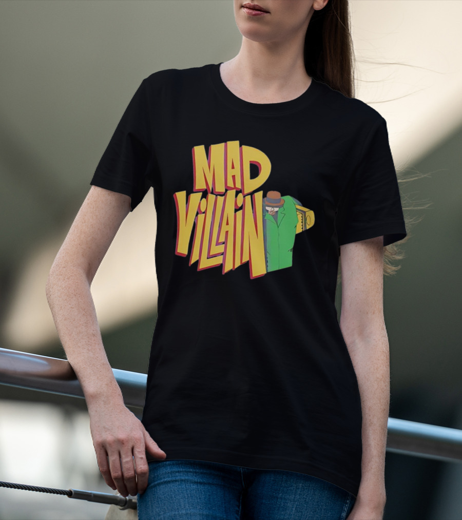 Mad Villain Lurk Mystery Figure In Green Trench Coat And Hat T-Shirt