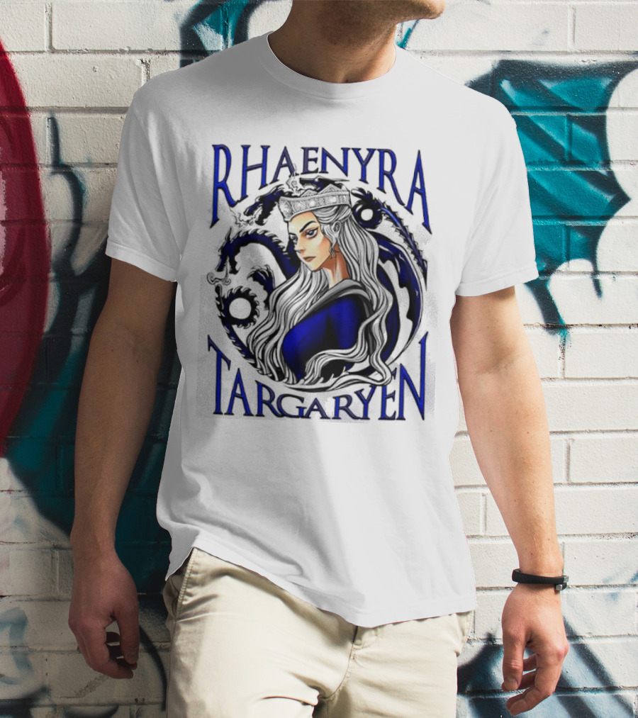 Rhaenyra Targaryen Dragon Emblem Royalty T-Shirt