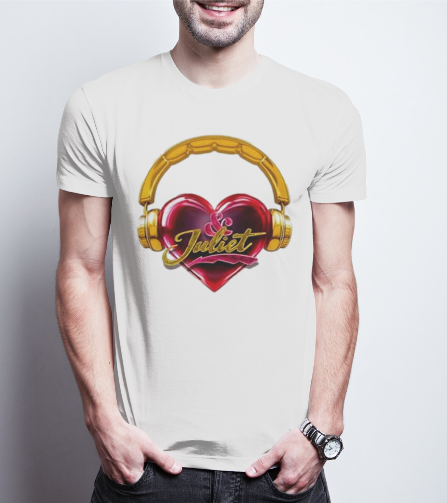 Broadway Juliet Heart Headphones T-Shirt
