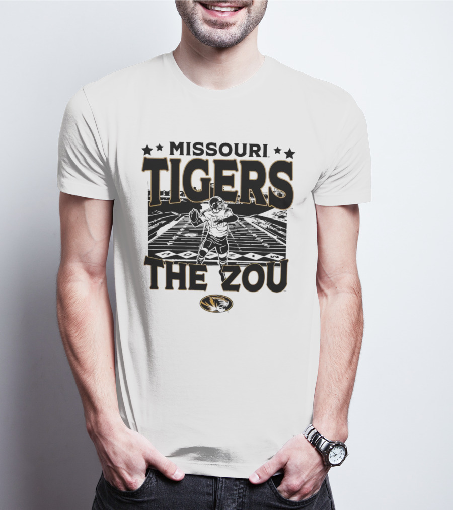 Missouri Tigers The Zou Football Gameday Couture T-Shirt