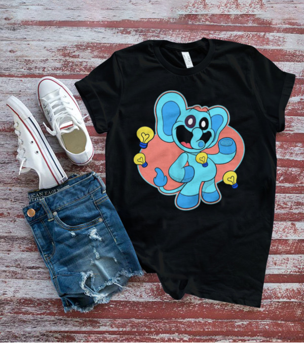 Bubba Bubbaphant Smiling Critters Lightbulb Character T-Shirt