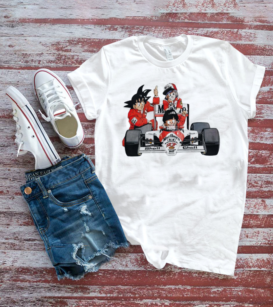 Dragon Ball Marlboro Shell 27 Racing Car Legends T-Shirt
