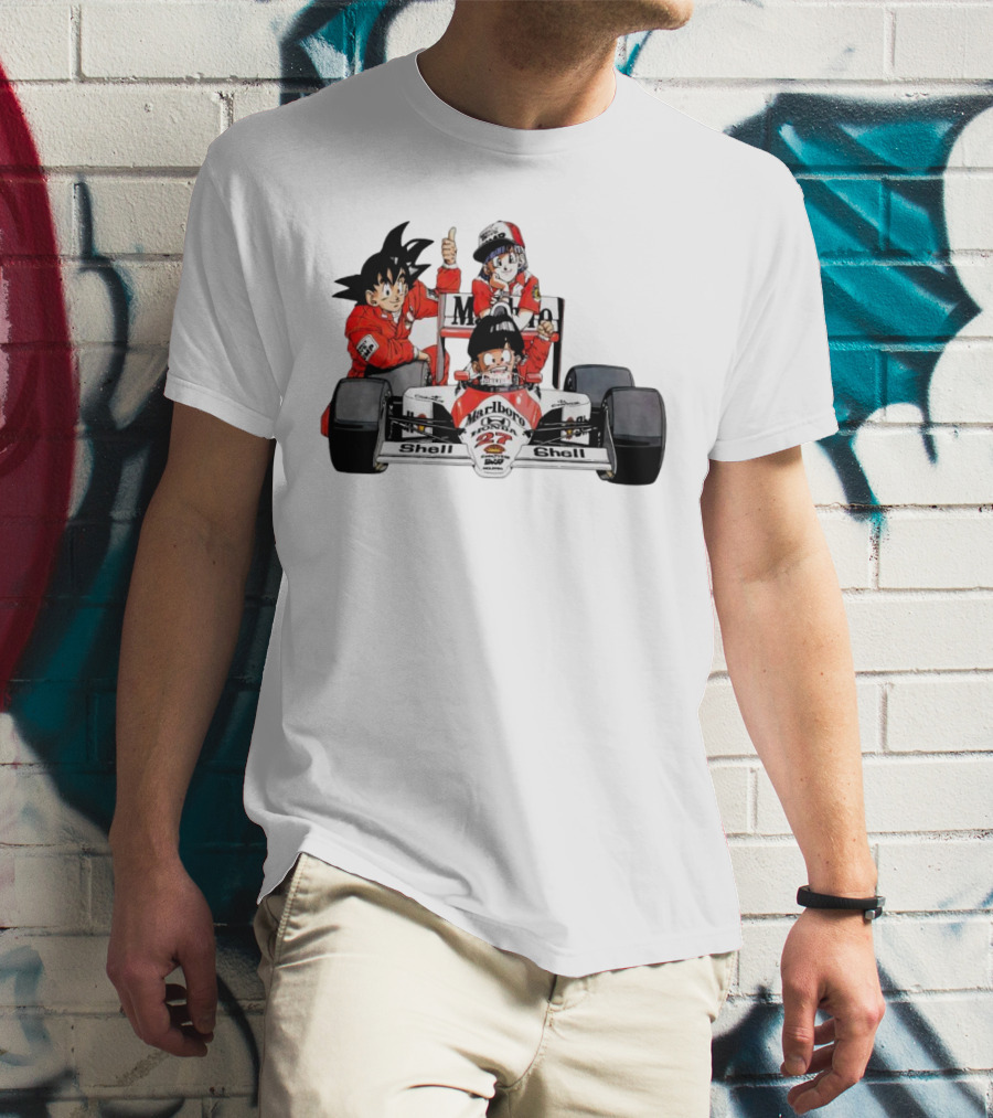 Dragon Ball Marlboro Shell 27 Racing Car Legends T-Shirt