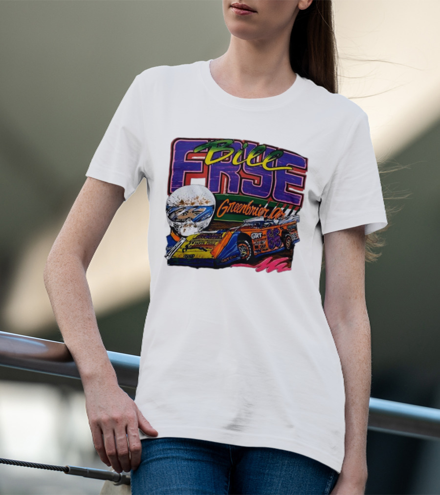 Bill Frye Greenbrier No.66 Dirt Late Model Car GRT Racing T-Shirt