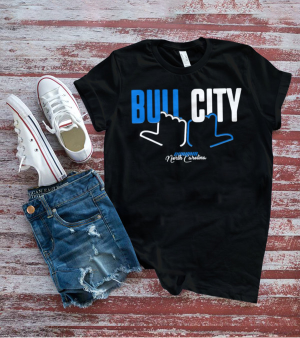 Durham North Carolina Bull City Hands T-Shirt