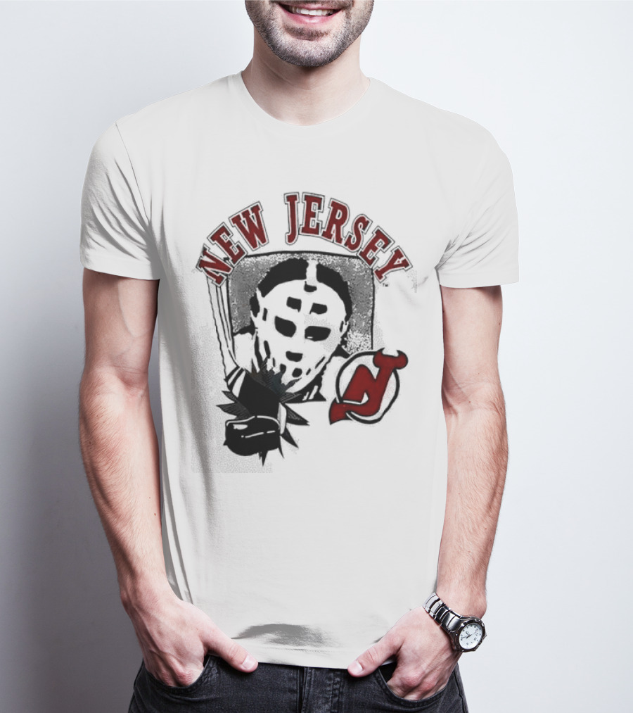 New Jersey Devils Retro Goalie Mask T-Shirt