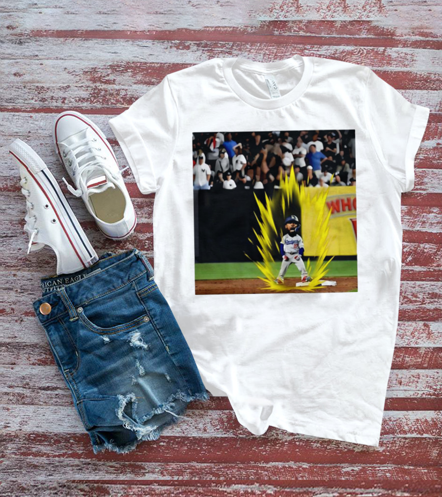 Teoscar Hernández Dodgers Super Saiyan Walk-Off Moment T-Shirt