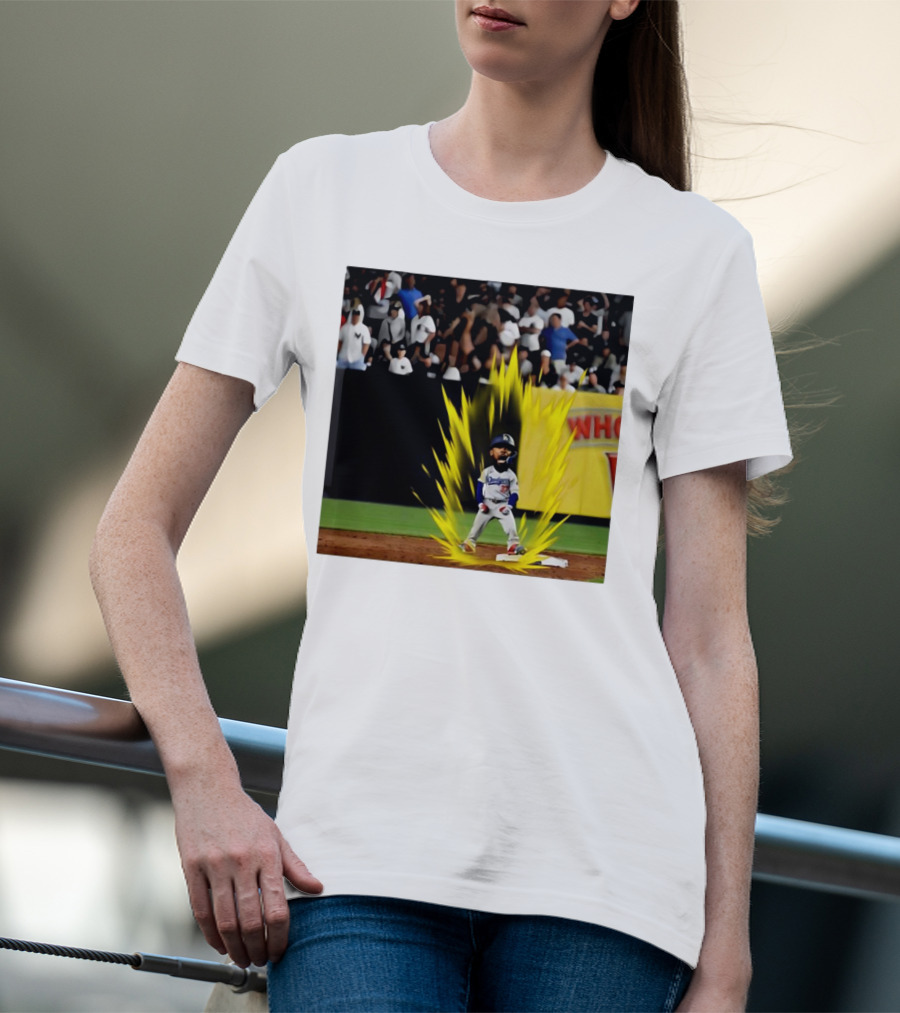 Teoscar Hernández Dodgers Super Saiyan Walk-Off Moment T-Shirt