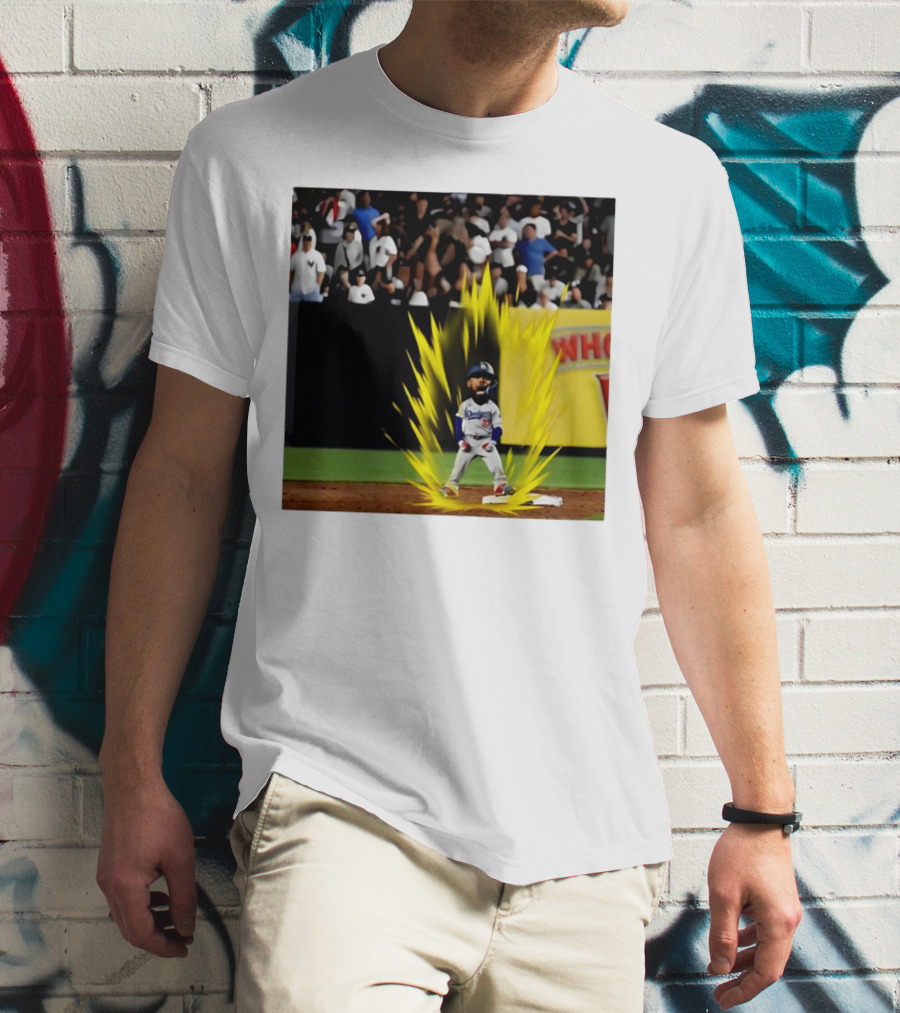 Teoscar Hernández Dodgers Super Saiyan Walk-Off Moment T-Shirt
