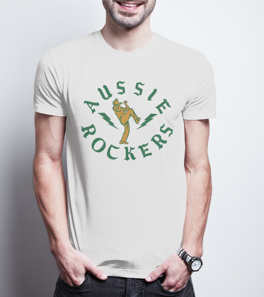 Aussie Rockers Lightning Guitarist T-Shirt
