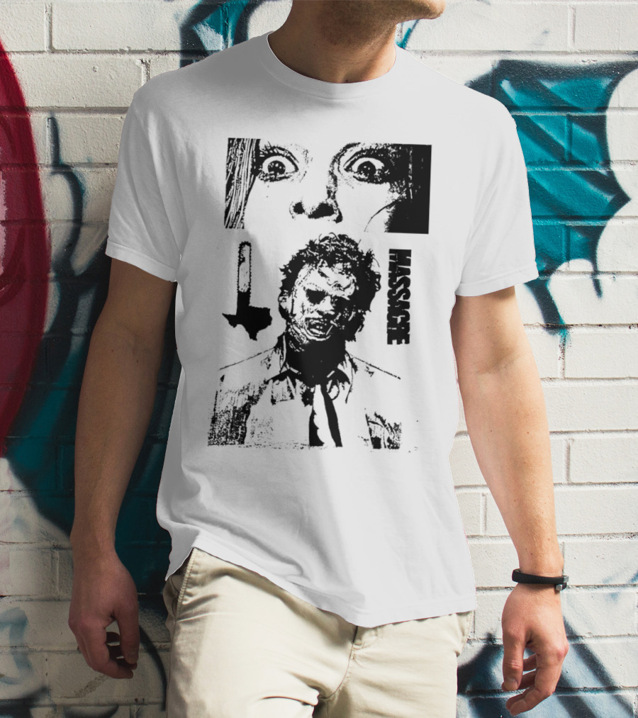 San Antonio Sharpist Texas Chainsaw Massacre Horror Face Knife Texas T-Shirt
