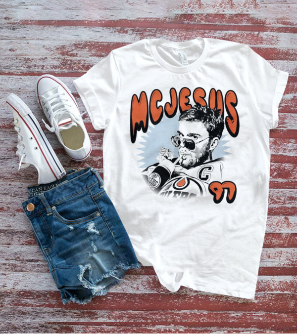 Edmonton Oilers McJesus 97 Connor McDavid T-Shirt