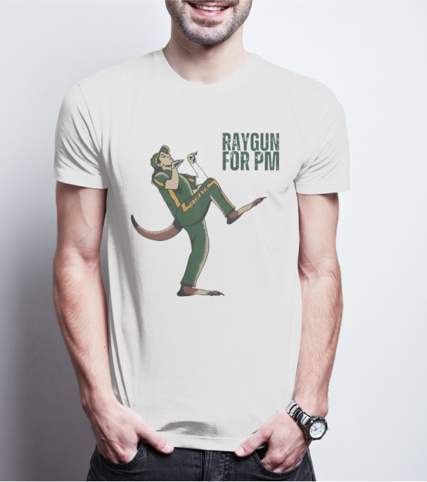 RAYGUN FOR PM Cricketer Playing Instrument T-Shirt