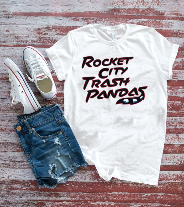 Rocket City Trash Pandas Black Tail T-Shirt