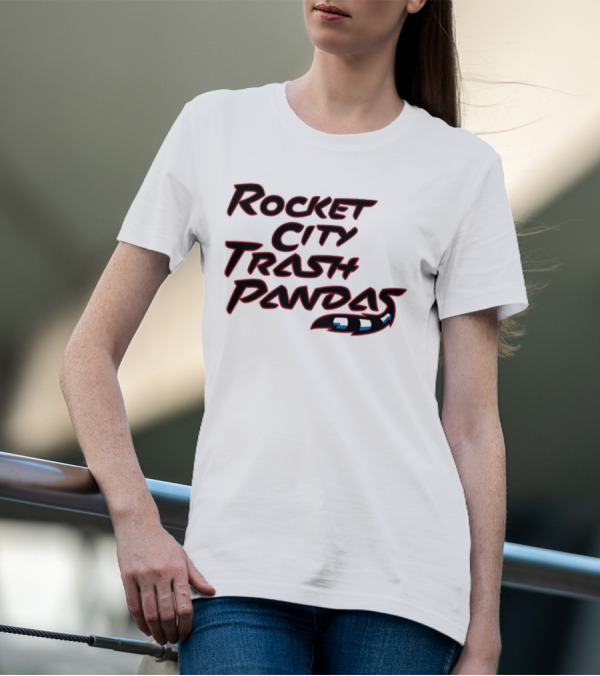 Rocket City Trash Pandas Black Tail T-Shirt