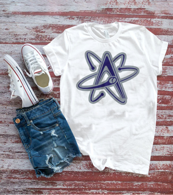 Albuquerque Isotopes Atom Symbol With Letter A Emblem T-Shirt