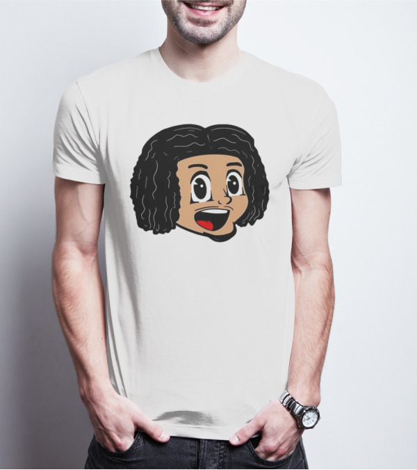 Cookiee Wright Cartoon Face Expression T-Shirt