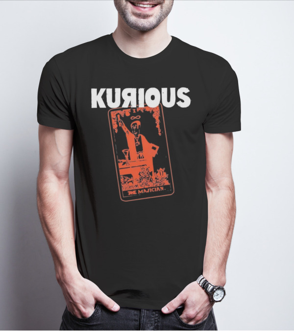 Kurious Gasdrawls The Majician Tarot Card T-Shirt
