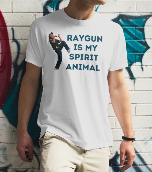 Raygun Is My Spirit Animal Breakdancing T-Shirt