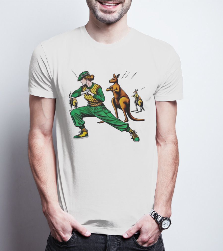 Breakdancing With Kangaroo At Olympics T-Shirt