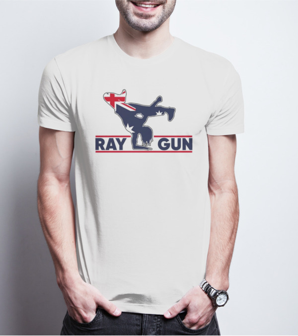 Raygun Australian Flag Olympic Breakdancer T-Shirt