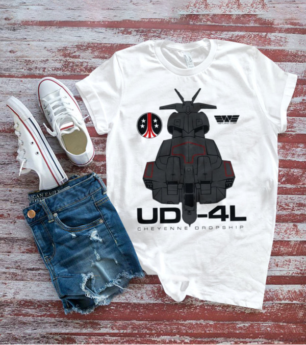 Alien UD-4L Cheyenne Dropship Weyland Yutani Corporation Badge T-Shirt