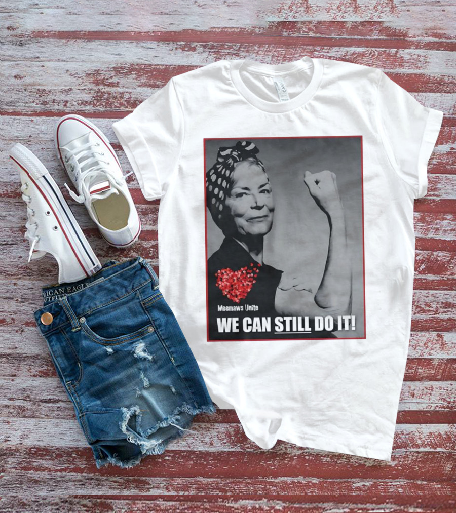 Meemaws Unite We Can Still Do It Polka Dot Bandana Heart T-Shirt