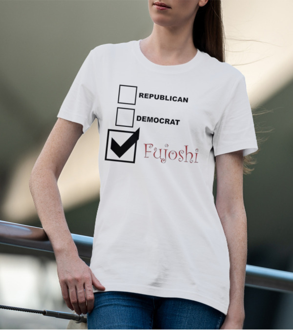 Republican Democrat Fujoshi Anime Fandom Humor T-Shirt