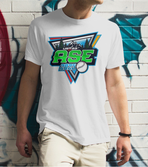 USSSA Arkansas ASE 2025 Baseball Mountains T-Shirt
