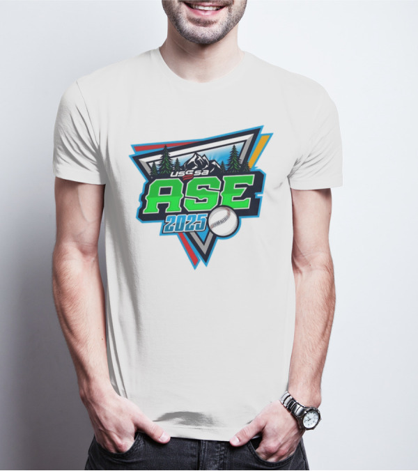 USSSA Arkansas ASE 2025 Baseball Mountains T-Shirt