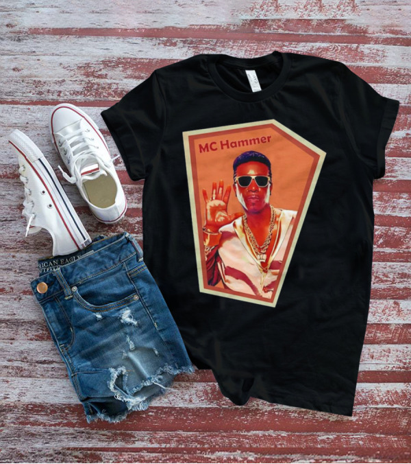 MC Hammer Retro Iconic Style Sunglasses Chains Wave Hand Gesture T-Shirt