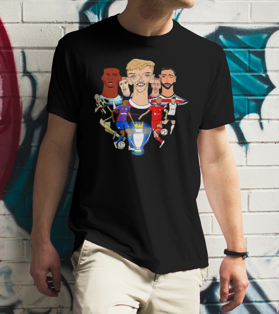 Premier League Stars With Trophy T-Shirt