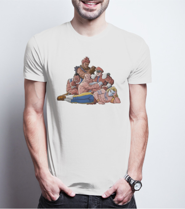 Street Fighter Villains Pose As The Breakfast Club Characters T-Shirt