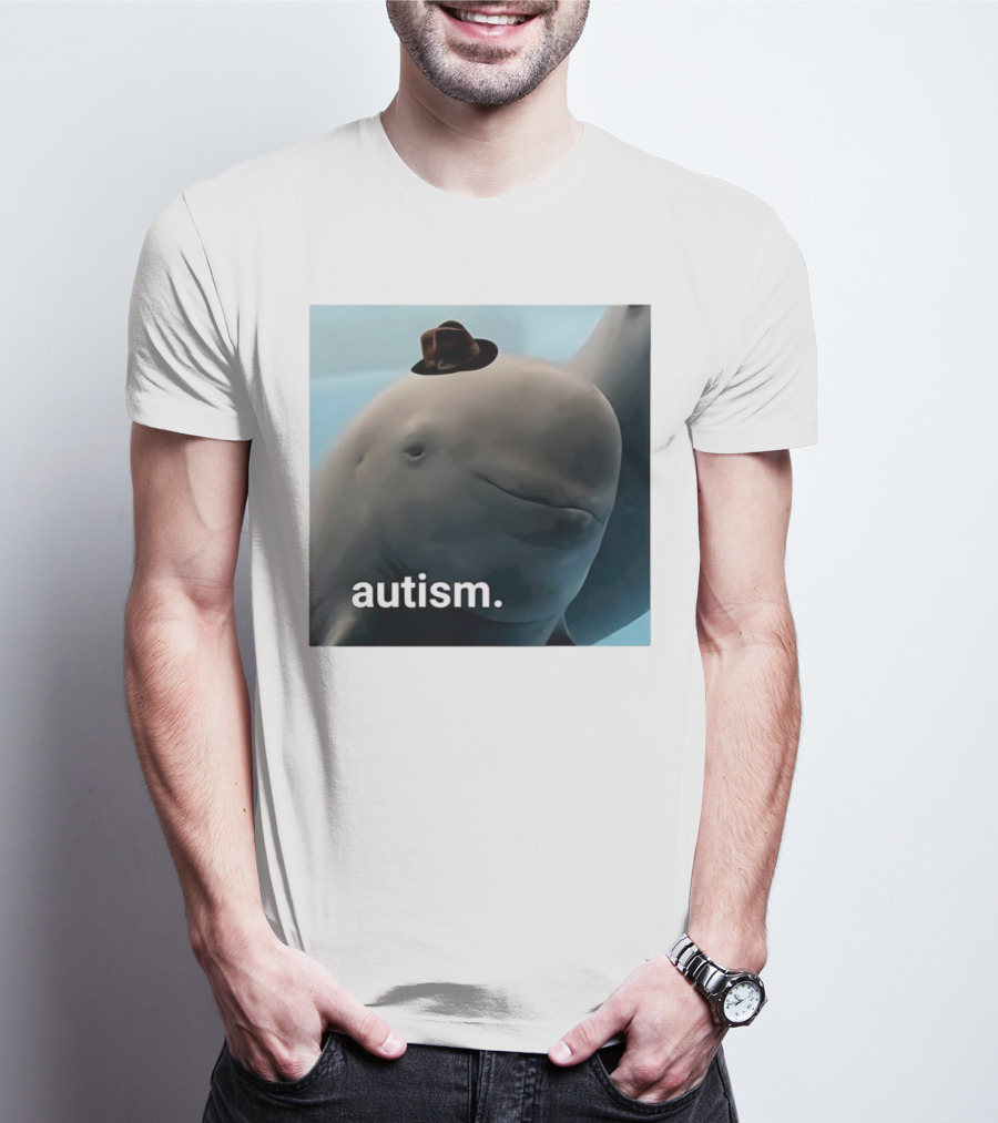 Autism Dolphin Meme With Hat T-Shirt