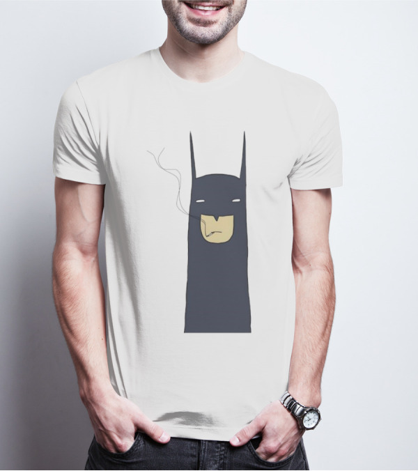 Batman Smoking Cigarette Classic T-Shirt
