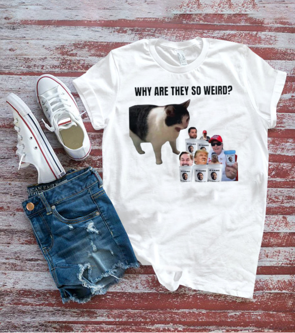 Cat Why Are They So Weird JD Vance Memes Full Family Kit T-Shirt