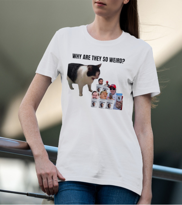 Cat Why Are They So Weird JD Vance Memes Full Family Kit T-Shirt