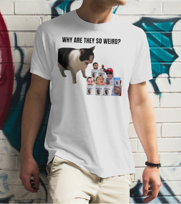 Cat Why Are They So Weird JD Vance Memes Full Family Kit T-Shirt