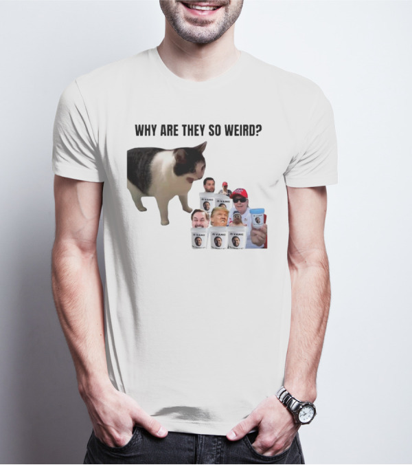Cat Why Are They So Weird JD Vance Memes Full Family Kit T-Shirt