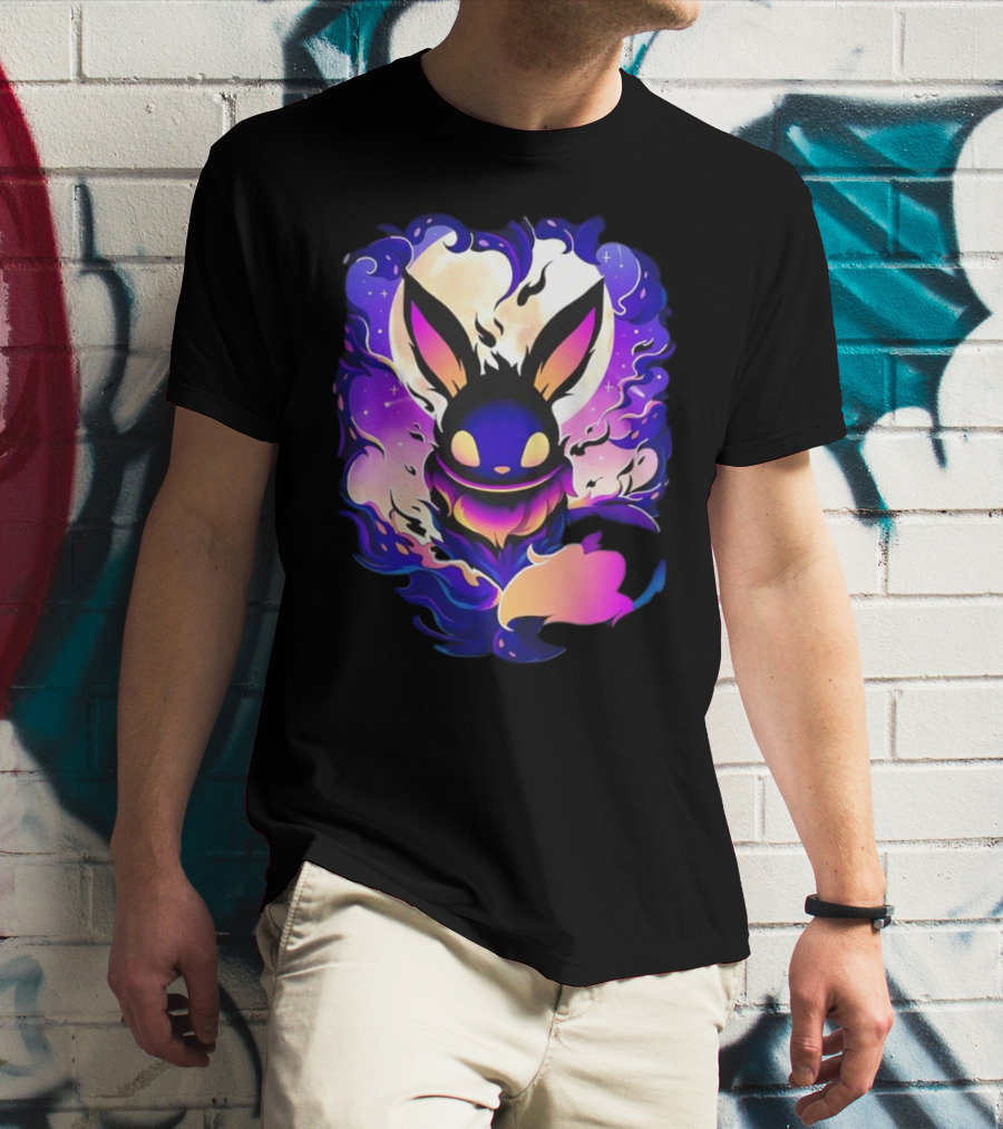 Eevee Darkness Cosmic Evolution Fantasy Anime T-Shirt