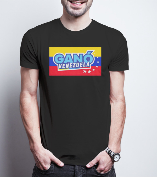 Ganó Venezuela Bandera Colores Estrellas T-Shirt