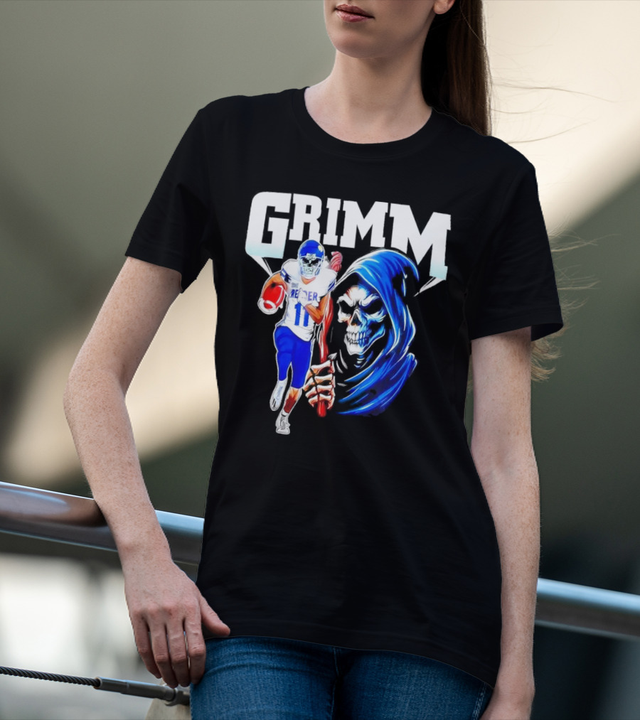 Grimm Reaper Kansas Jayhawks Football 11 Luke Grimm T-Shirt
