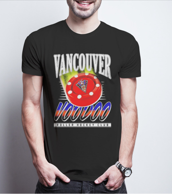 Vancouver Voodoo Roller Hockey Club Puck Logo Classic T-Shirt