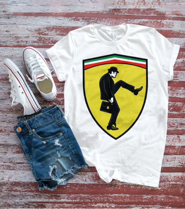 Ministry Of Silly Walks Monty Python Ferrari T-Shirt