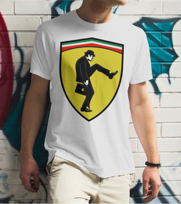 Ministry Of Silly Walks Monty Python Ferrari T-Shirt