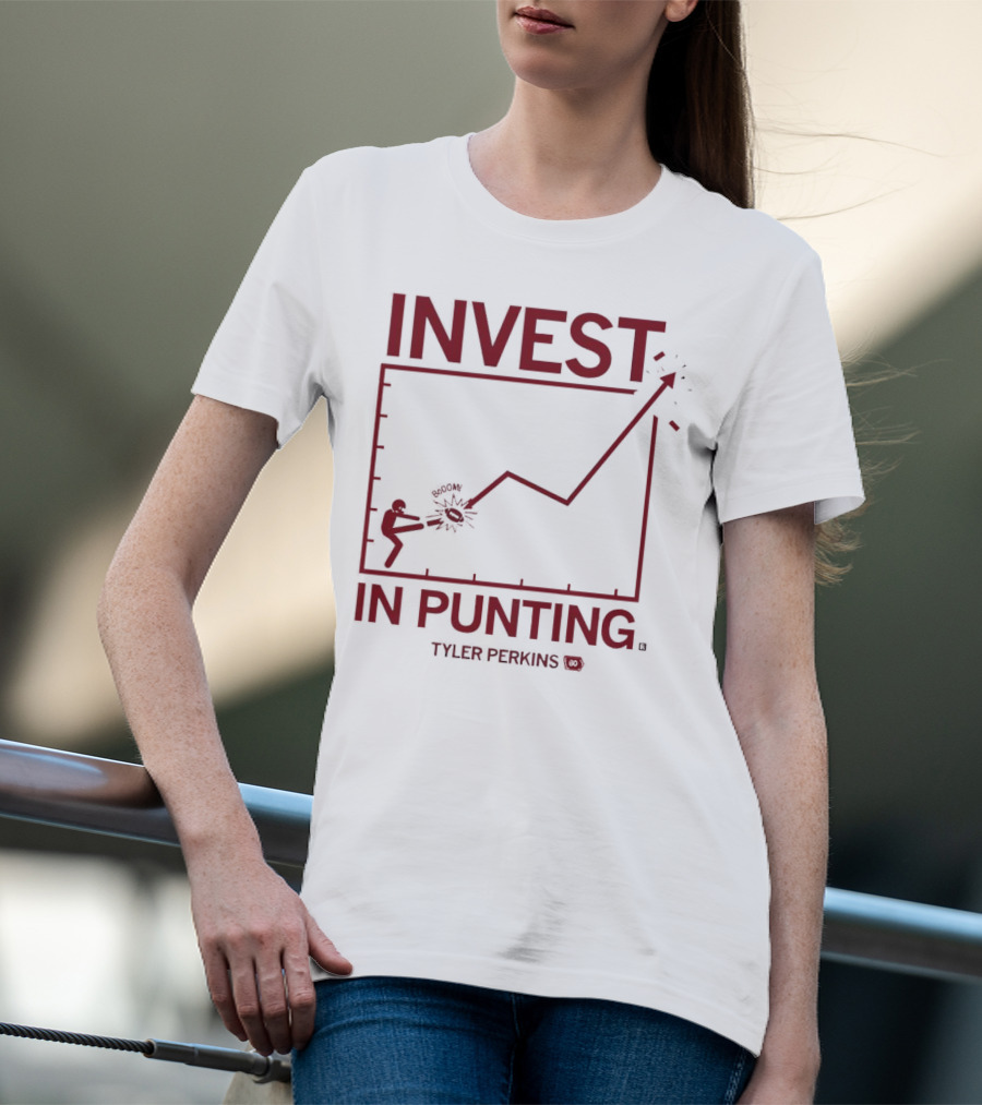 Tyler Perkins Invest In Punting Iowa State Cyclones Chart Football T-Shirt