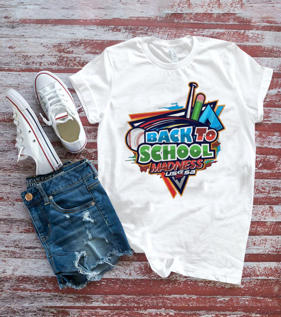USSSA Back To School Madness Baseball South Carolina T-Shirt