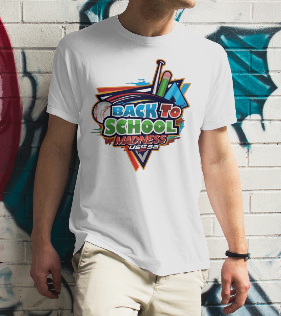 USSSA Back To School Madness Baseball South Carolina T-Shirt