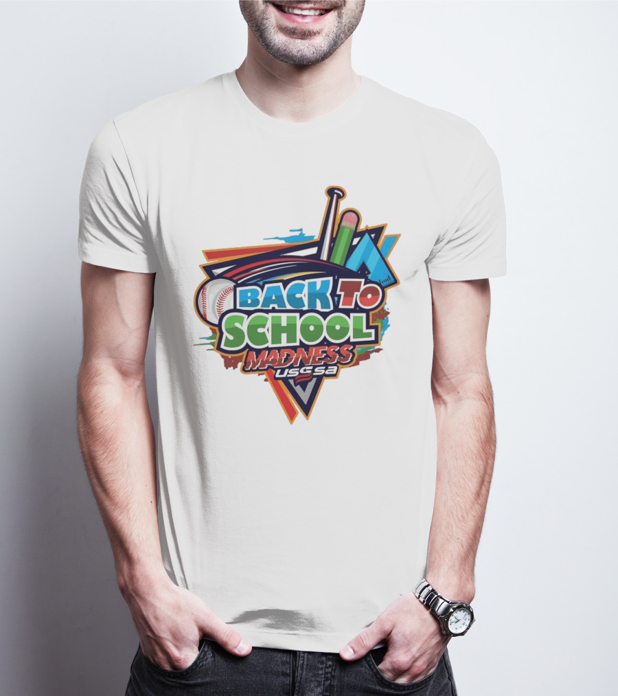 USSSA Back To School Madness Baseball South Carolina T-Shirt