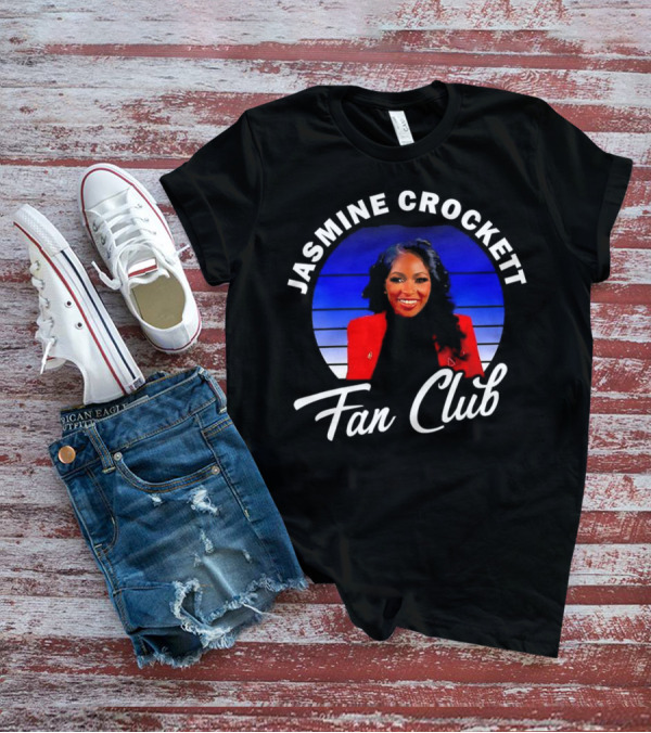 Jasmine Crockett Fan Club Texas Democrat T-Shirt